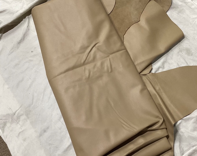 23 Square Feet Heritage Champagne Leather  Half Hides. Cowhide.  N12