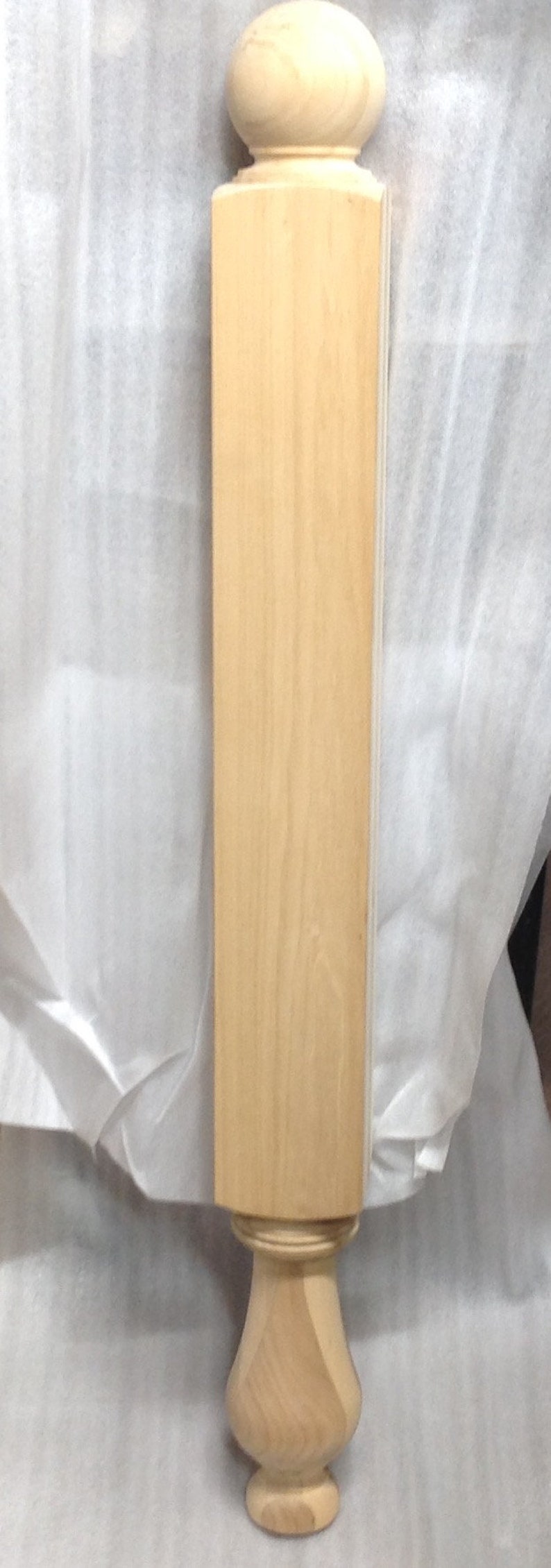 Unfinished Maple Wood Bed Post Finial TM0100 Etsy