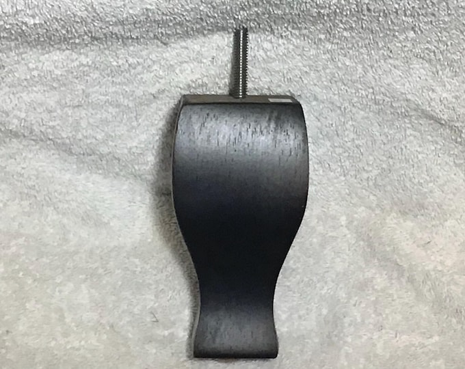 Black Wooden Furniture Legs - 5" Sofa, Chair Risers