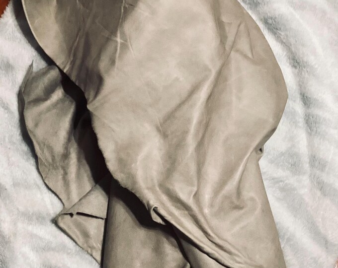 56 square feet distressed stone leather cowhide,  automotive. Upholstery. Garment, DEAL74