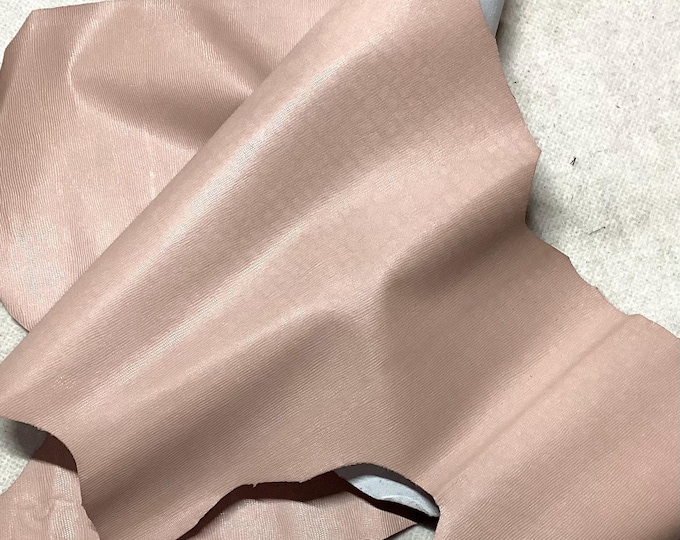 Pink Embossed Pebbles Leather Cowhide Remnant,  LPC39