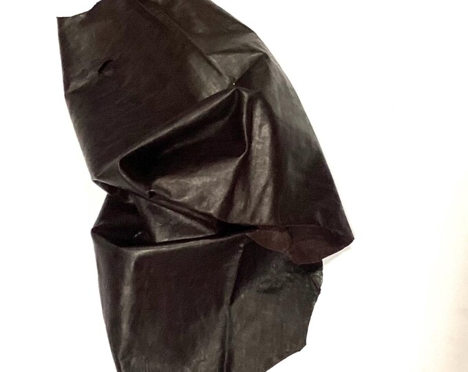 Dark Brown Embossed Leather Lambskin SLO341