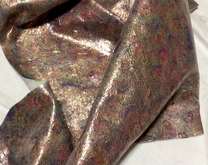 A Rainbow of Colors,Metallic leather Lambskins.  OSM40320