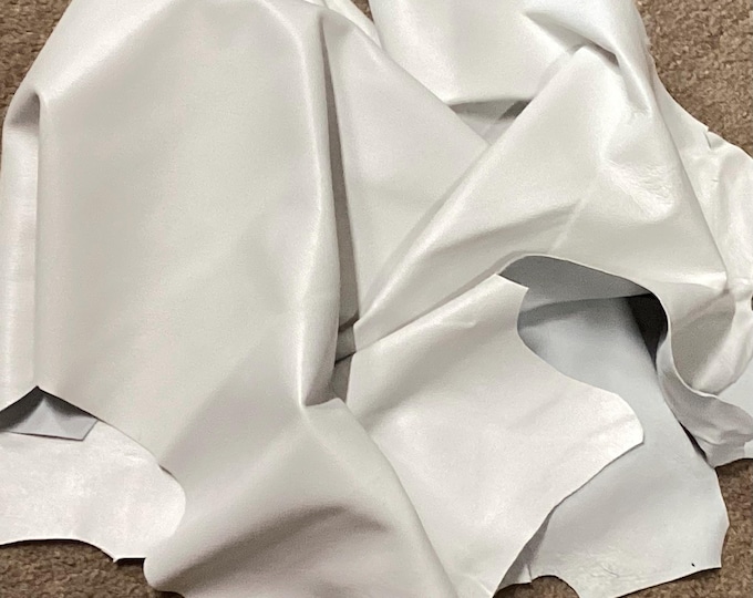 Napa White Leather Lambskins.  Leather Hides,  Garment Hides. Upholstery Leather.  OSM200