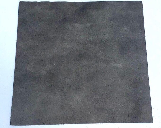 Cypress Gray Slightly Distressed Leather Cowhides. Upholstery Leather. Crafting Leather. Automotive Leather, Garment Leather. 33TOWN