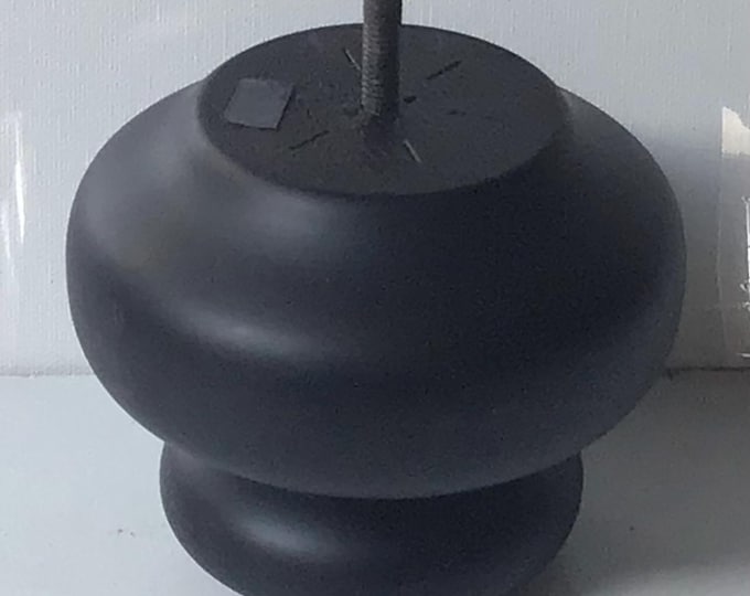 4 Black turned wooden furniture legs. Furniture Legs. chair risers sofa legs. Home decor. Decorative legs.  1026