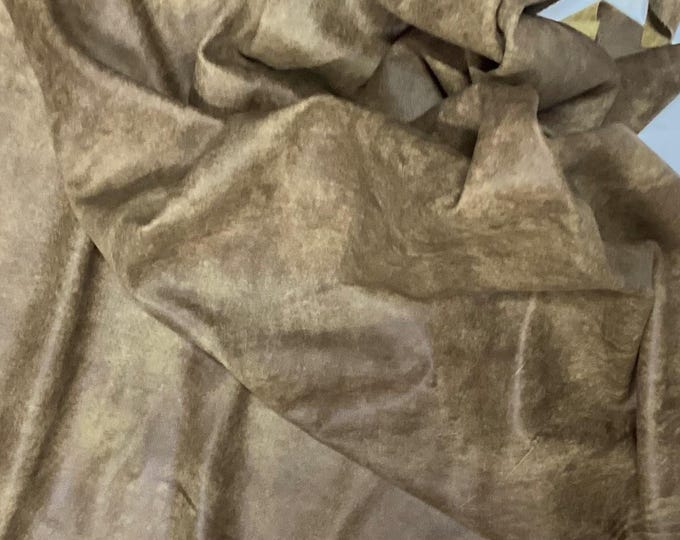 Cedar Distressed Brown Leather Cowhide. Leather Hides. Crafting Leather. Garment Leather, upholstery Leather.  CL52504