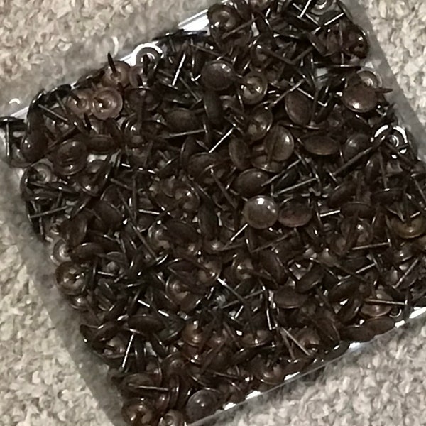 Upholstery Nails, Tacks, Decorative Nail Studs.Brown with Black Specks,Nails in packages of 250 or 500 nails, DW00