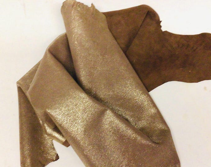 Rose Gold Leather Lambskin, leather hides. Crafting leather, garment leather. Upholstery leather. OSM1150