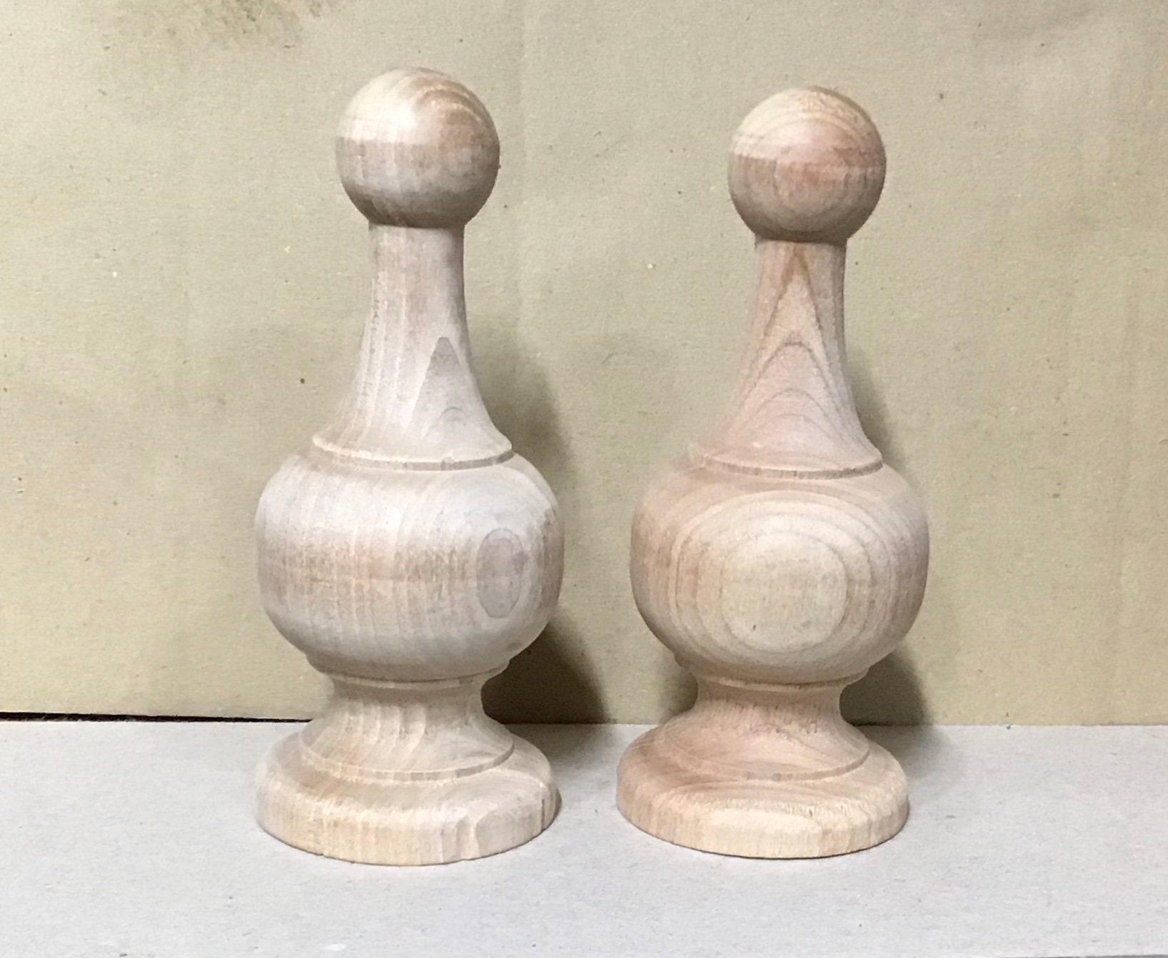 Wood Finials With 3/8 Tenon - 15/16 x 2 7/8, Hobby Lobby