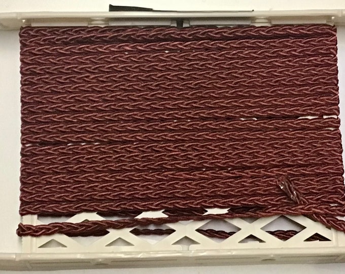 12 yards Burgundy 3/8 Inch cord.  CHK33