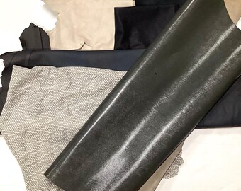 Lambskin Leather Hides: Soft Crafting Leather (6 Pack, 4-7 sq ft