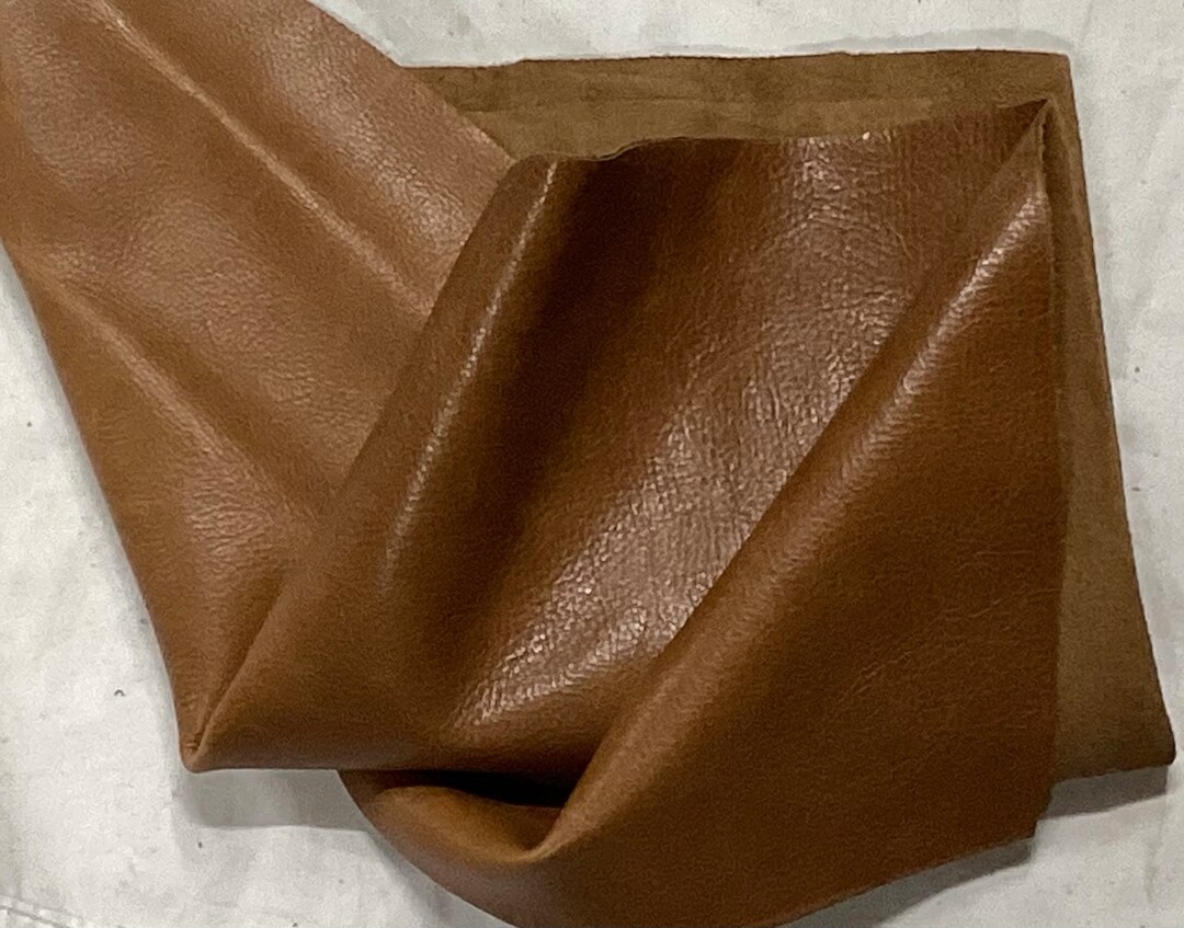 Caramel Leather Cowhide Remnant Leather Cowhide EEDU17 Etsy