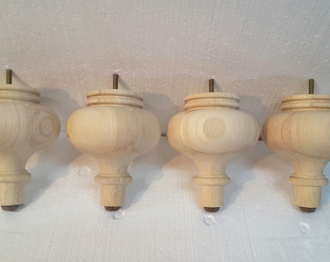 Unfinished Maple   Furniture Legs In Cartons of 2 or 4 Legs. Chair legs, Sofa Legs. Chair Risers. MR42