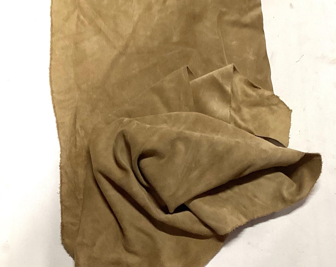 Rawhide Suede Leather Cowhide Remnant. Leather Pieces. Cowhide, Remnants, BR856