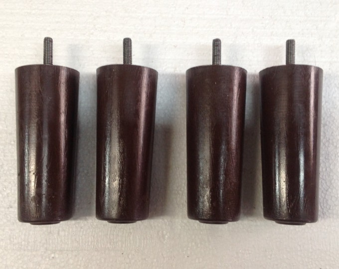 SL5.  Set of 2 OR  4 Brown 5" Plastic Sofa Legs Free Shipping