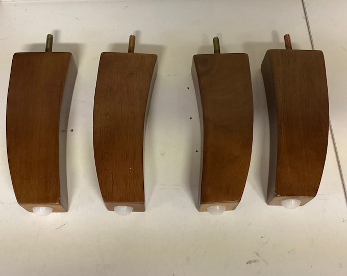 Euro Oak Finished Wooden Furniture Legs.  LS106