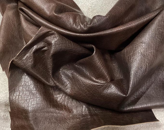 Two Town Brown Distressed Leather Water Buffalo Hides. APR112A
