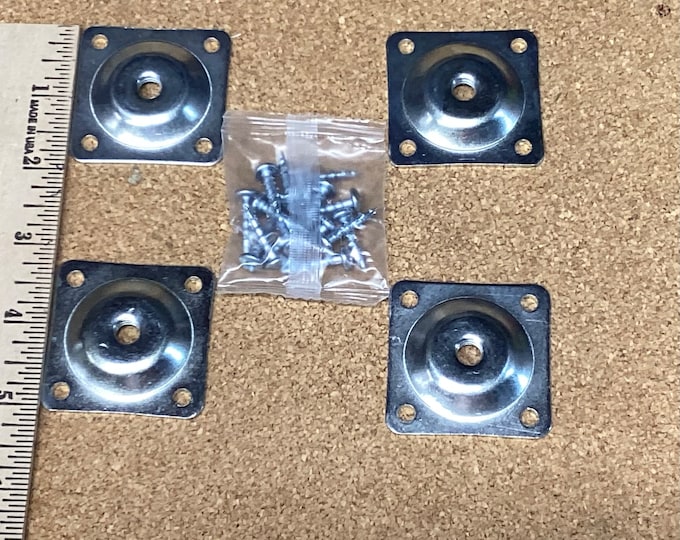Package of 4 T-Plates for Attachment of Sofa Legs TP1