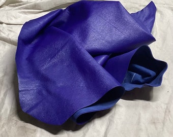 Royal Blue Leather Goatskins  OSM20529