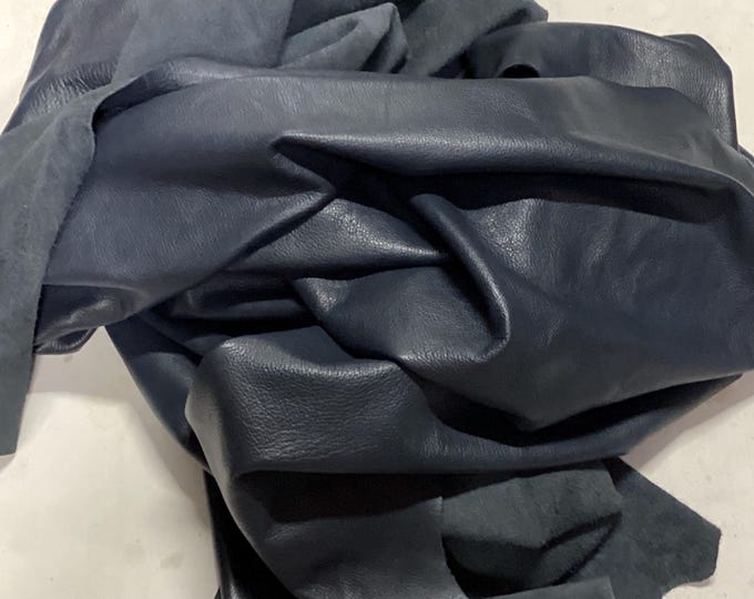 Blueberry Leather Cowhide.  Upholstery Leather. Garment Leather. Automotive Leather, Crafting Leather.  CL52541