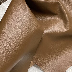 French Dijon Brown Leather Cowhides,  leather Hides.  TRLR2