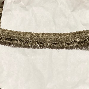 24 Yards Beaver Green Conso 1 3/8 Inch Acetate Loop Frnge. L80