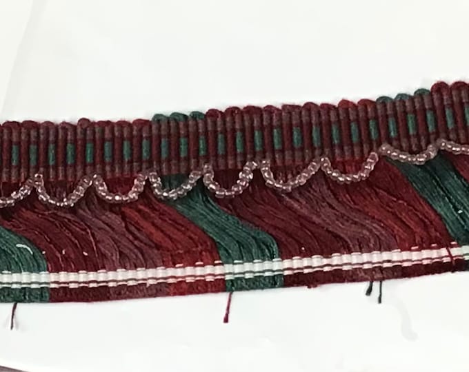 Red and Green  2 1/2 Inch Fringe,  VL01