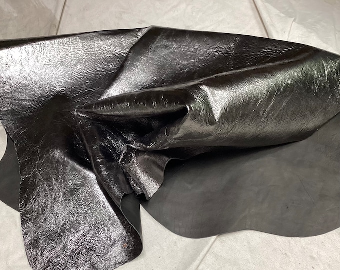 Reversible Pewter Leather Lambskin.OSM10126