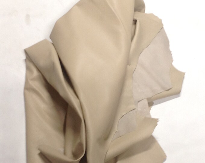 Accessible Beige Leather Lambskin LAMB7220