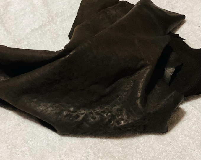 Cashmere Fudge Brown Leather Lambskin.  Leather Hide.  CL42