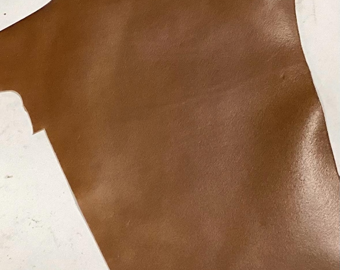 3 Pieces Golden Brown 8-10 Oz. Tooling Leather cowhide. Holster leather. Crafting Leather. Veggie Tanned Leather,  OCL52548