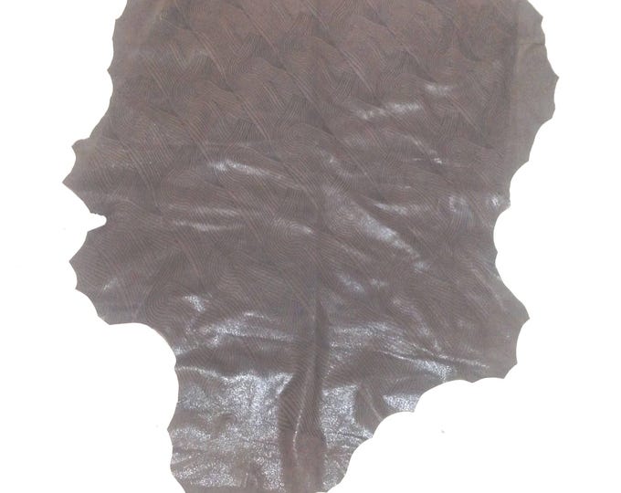 Dark Brown Printed Leather Lambskin  SLO344
