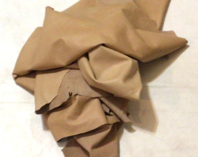 Corrugated Carton Brown Leather Lambskin.  LAMB7209