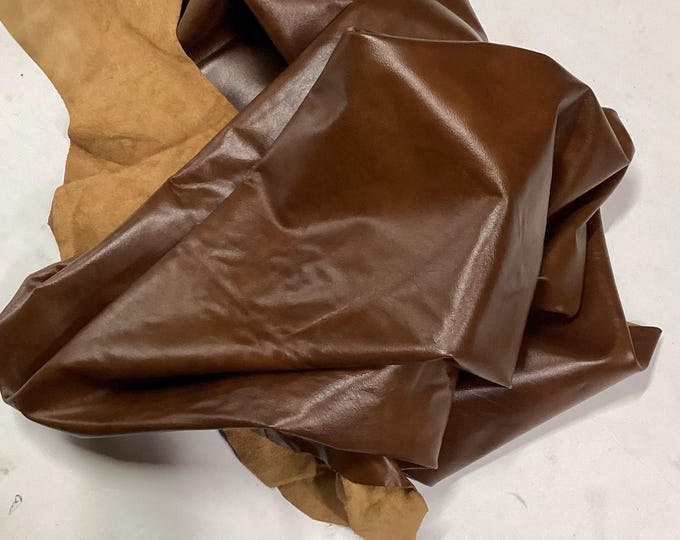 Oxford Brown Leather Cowhides,  Half Hides. Leather Hide. Cowhides. Crafting Leather. BR883