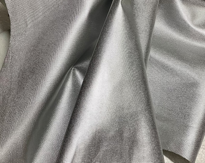 Silver Embossed Leather Lambskins.  OSM854