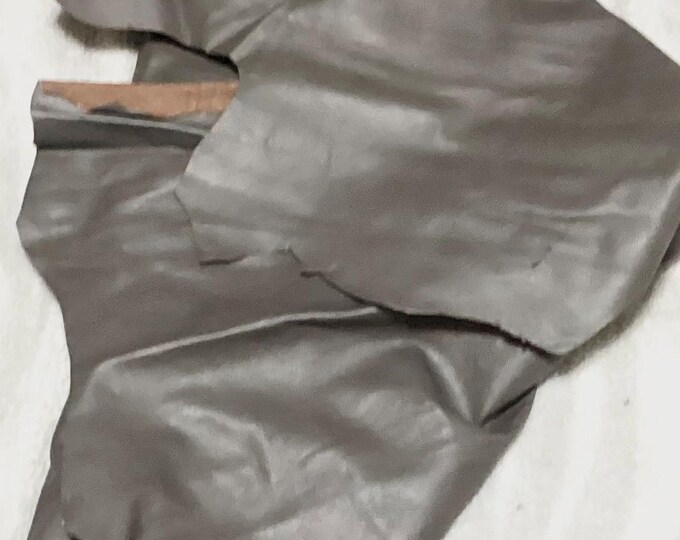 49 square feet gray leather cowhide, upholstery, garment, automotive.  DEAL79