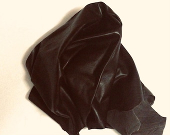Dark Oxford Brown Lambskin Leather Hide - 6 sq ft - Soft Garment Leather