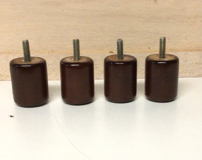 Package of 2 or 4 Wooden 2 Inch Furniture Legs.  SM2