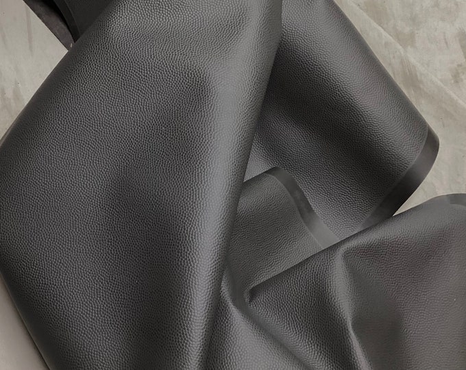 Classic Embossed / Tipped Dark Lava, Football Pattern. Leather Cowhide Panels. TOWN0301