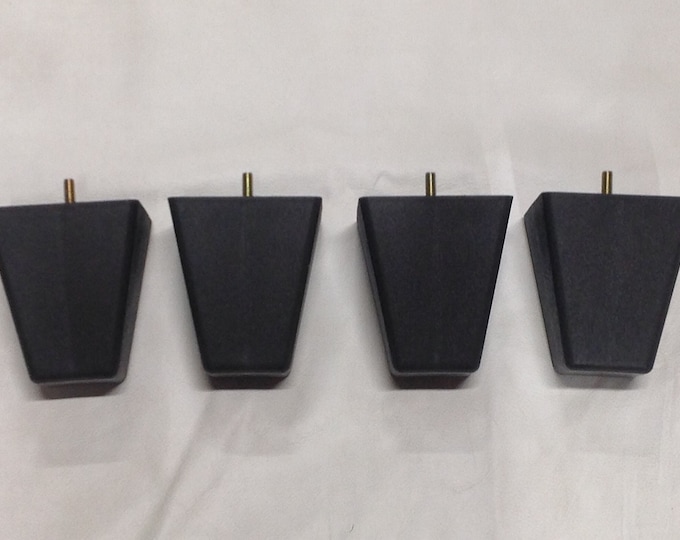 Brown Plasitc Furniture Legs, Sofa Legs, Chair Legs, in Package of 4. #Z800
