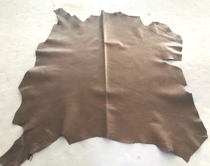 CopperLeather Lambskin. Hide. Craft Supplies.  OSM9951