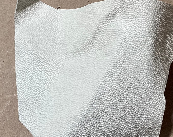 Seashell White Leather Cowhides,  TOWN554
