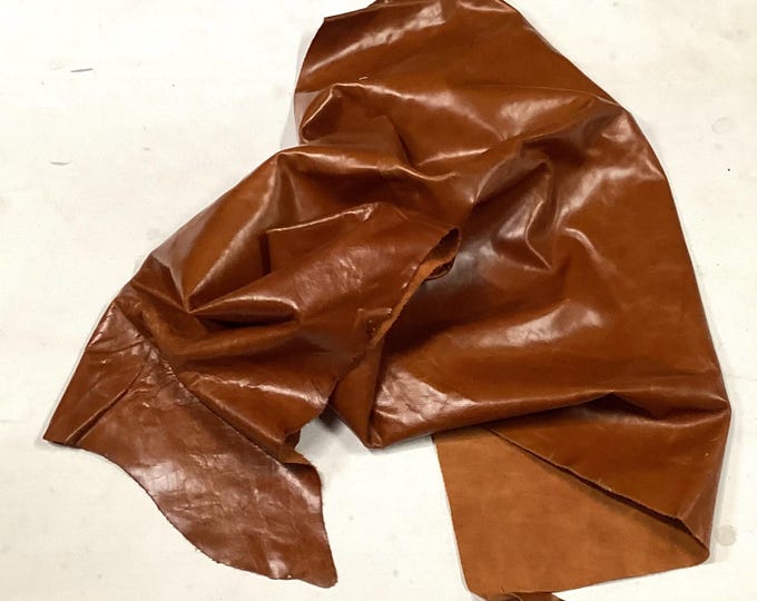 Acorn brown Leather Cowhide Remnants. Leather Hides, cowhide,  BR790