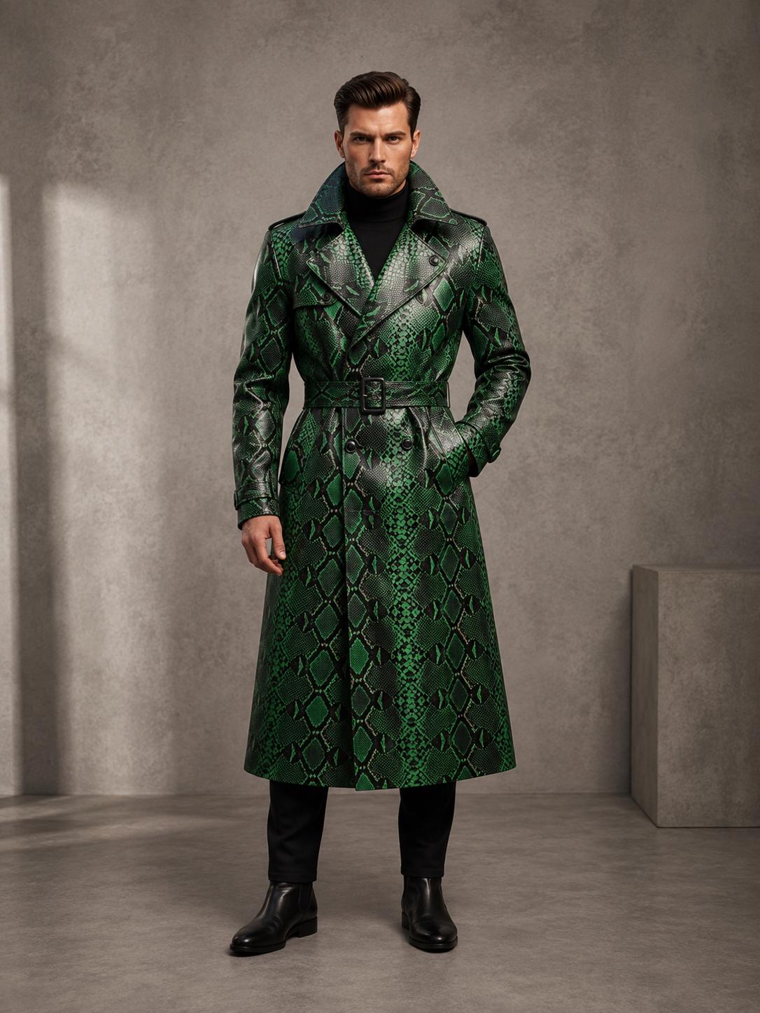 Python Trench Coat - Etsy