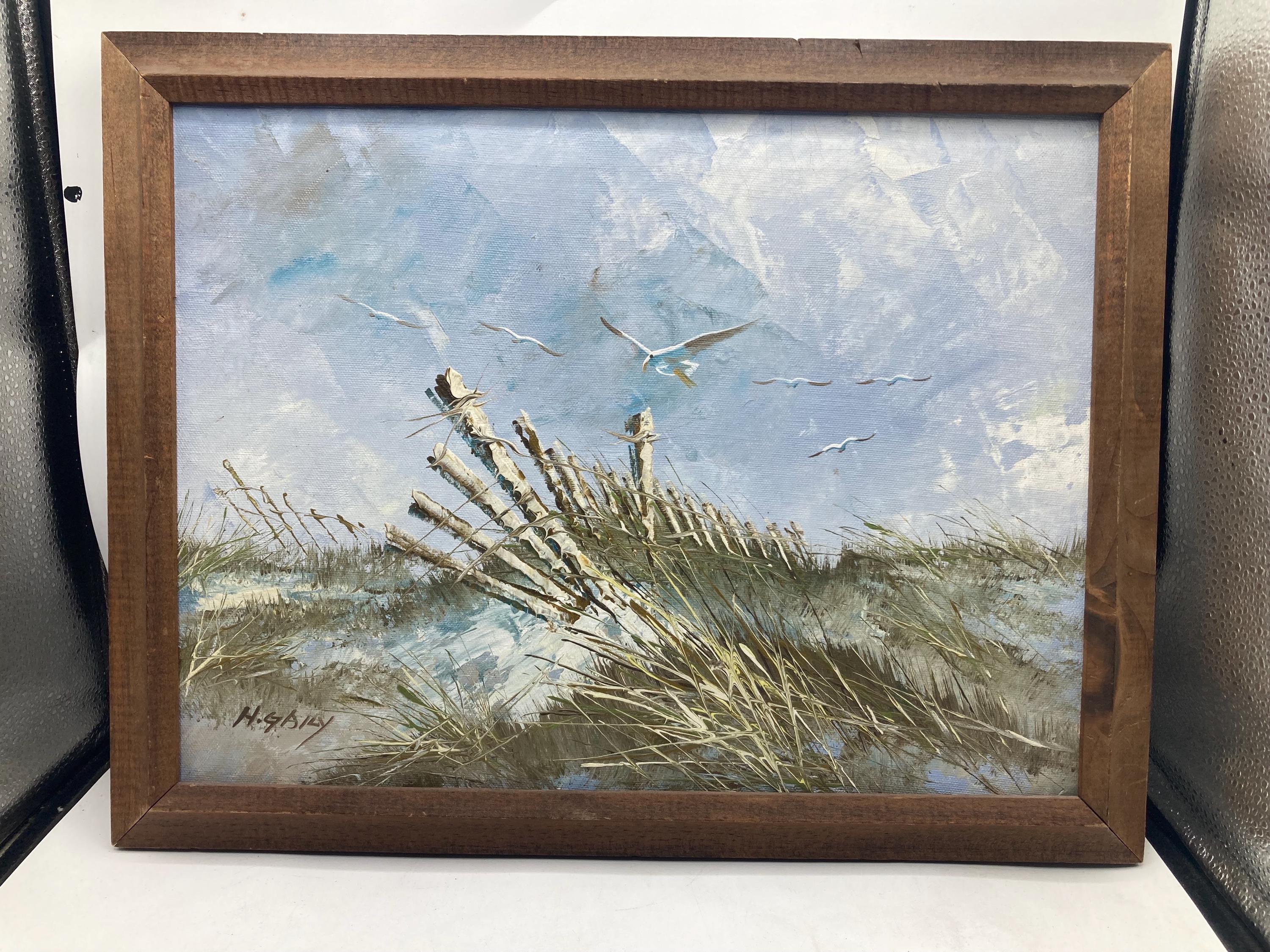 絵画 海 Howard Gailey USA ハワードゲイリー 1986年 購入 絵画 海 Howard Gailey USA ハワードゲイリー 1986年 購入