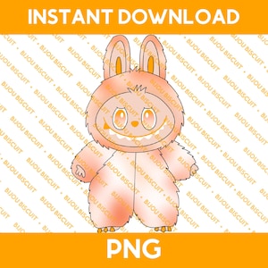 Happiness Lafufu PNG | Big into energy png | Cute Cartoon png | Kawaii png | Pop Mart Character png | Digital Download