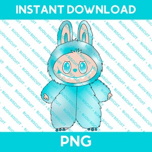 Big Into Energy Hope Lafufu PNG | Cute Cartoon png | Kawaii png | Pop Mart Character png | Digital Download