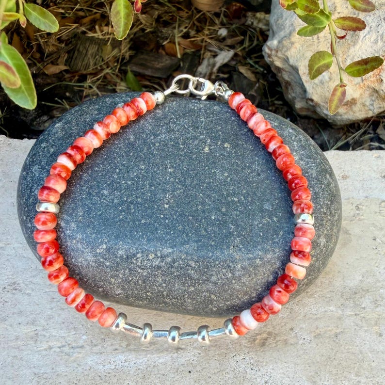 Pulseira Espinhosa de Ostra • Joias do Sudoeste em Prata de Lei imagem 3