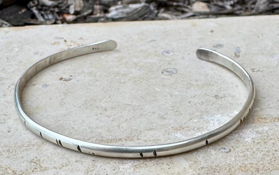 Sterling silver cuff bracelet